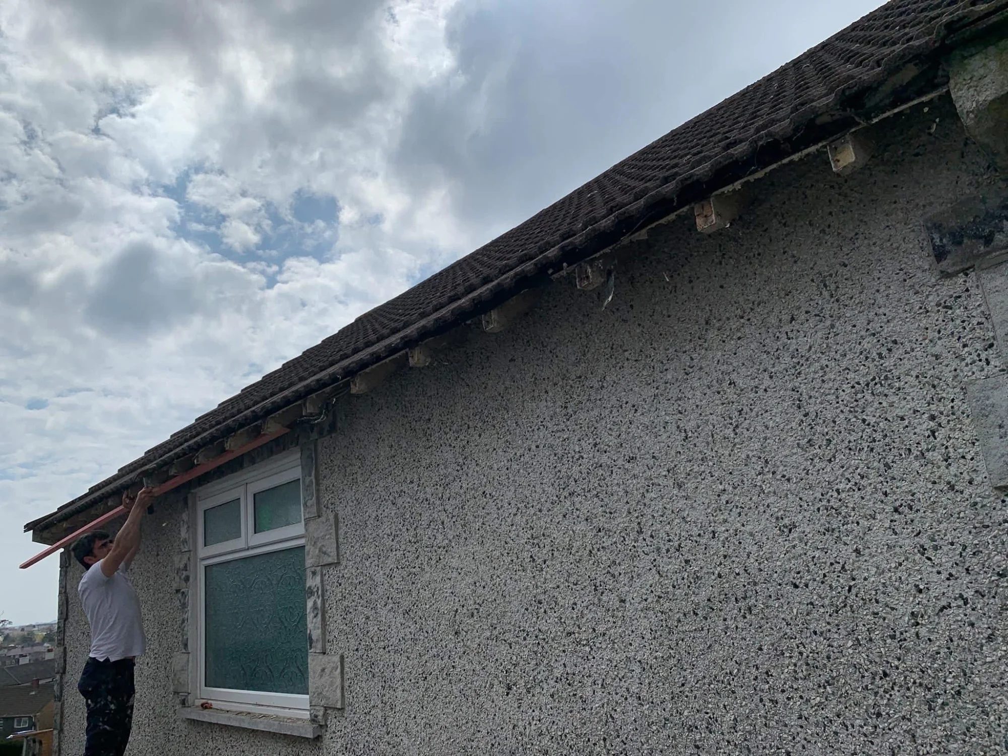 Storm damage roof repairs in Torpoint