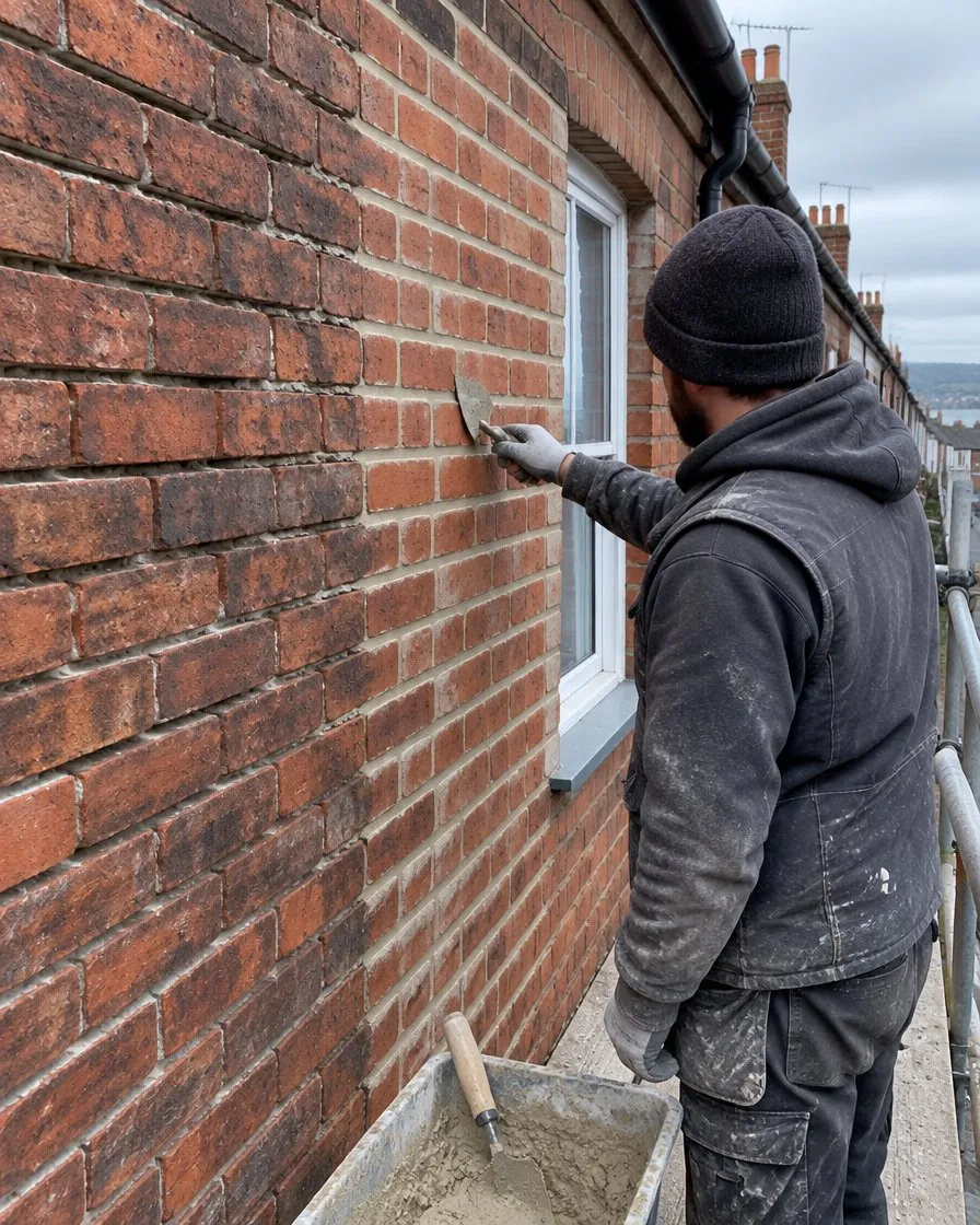 Brickwork and repointing in Torpoint