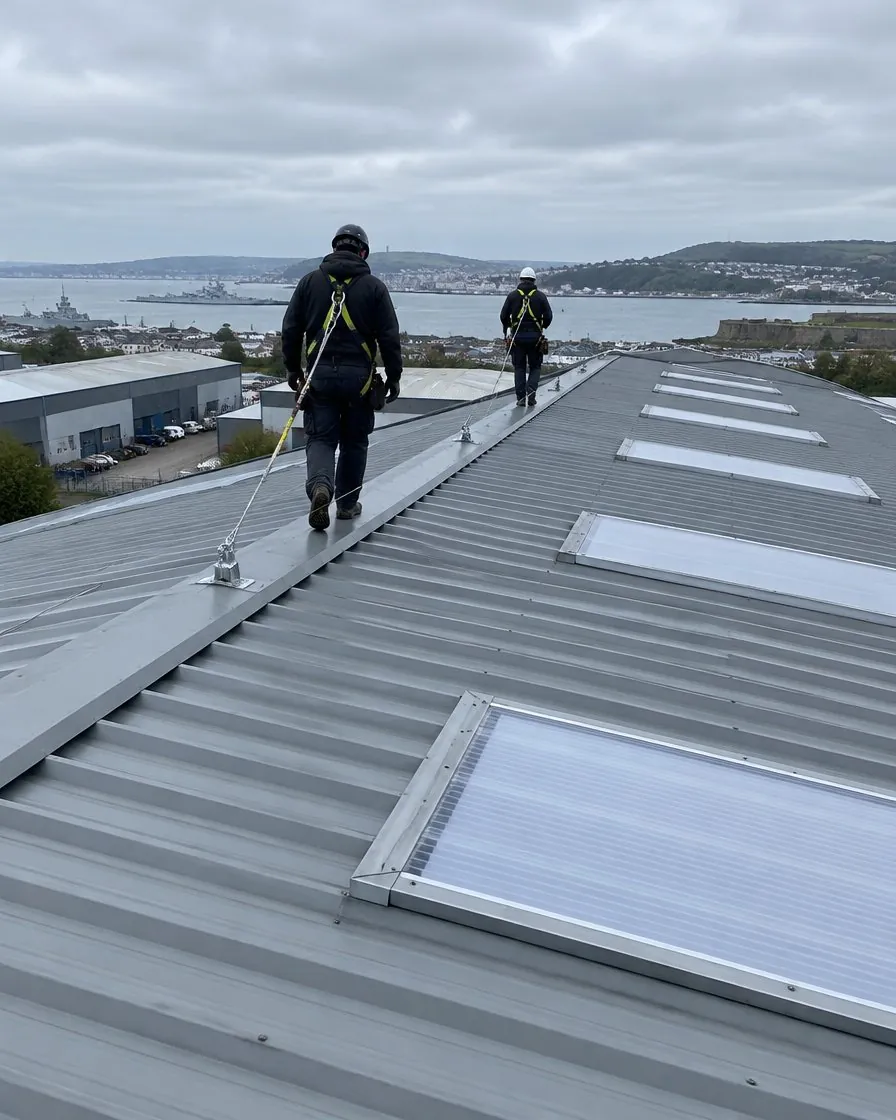 Commercial roofing in Torpoint