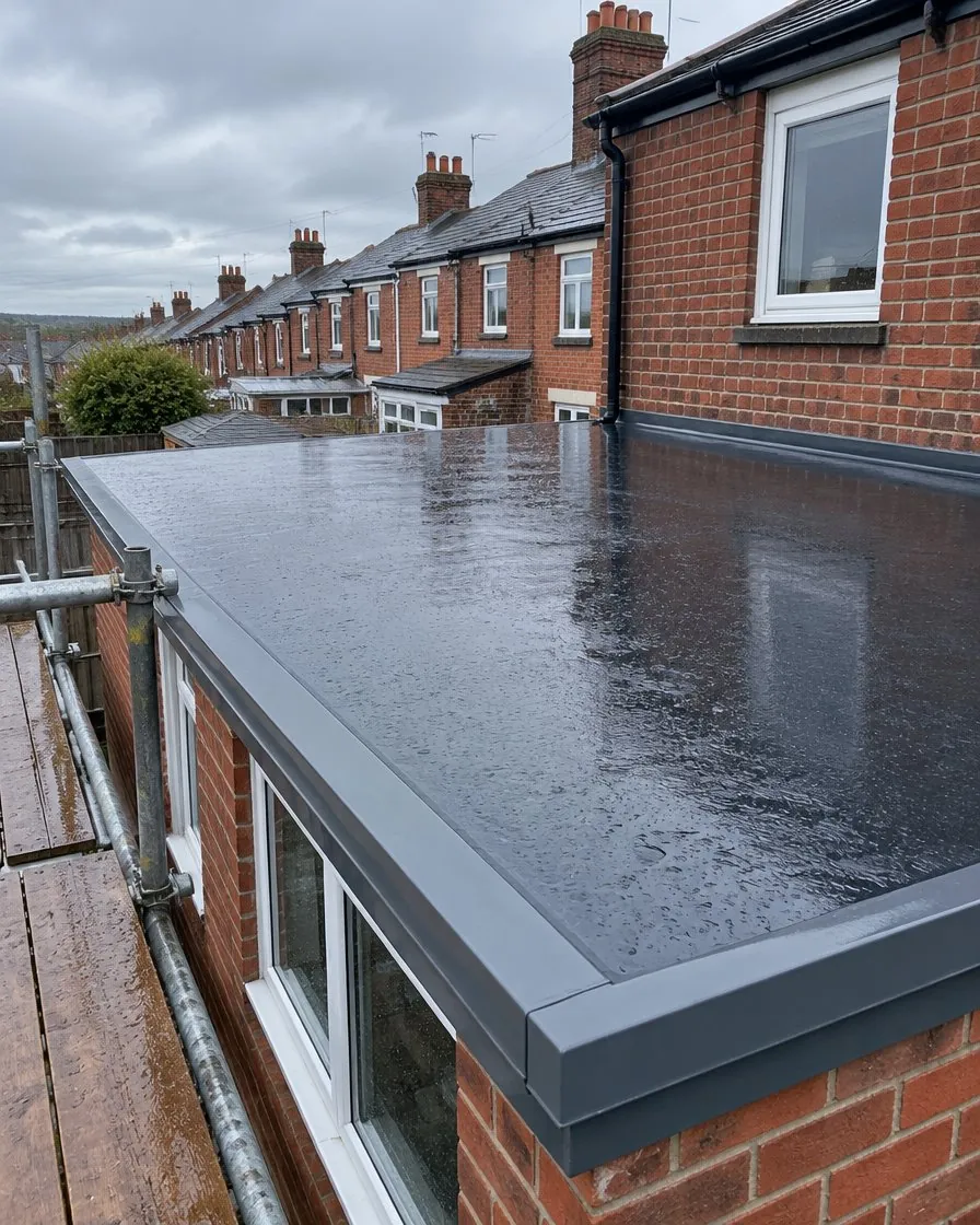 EPDM rubber roofing in Torpoint